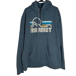 Marmont XXL Sweater hoodie Marmot Logo mountains Hoodie